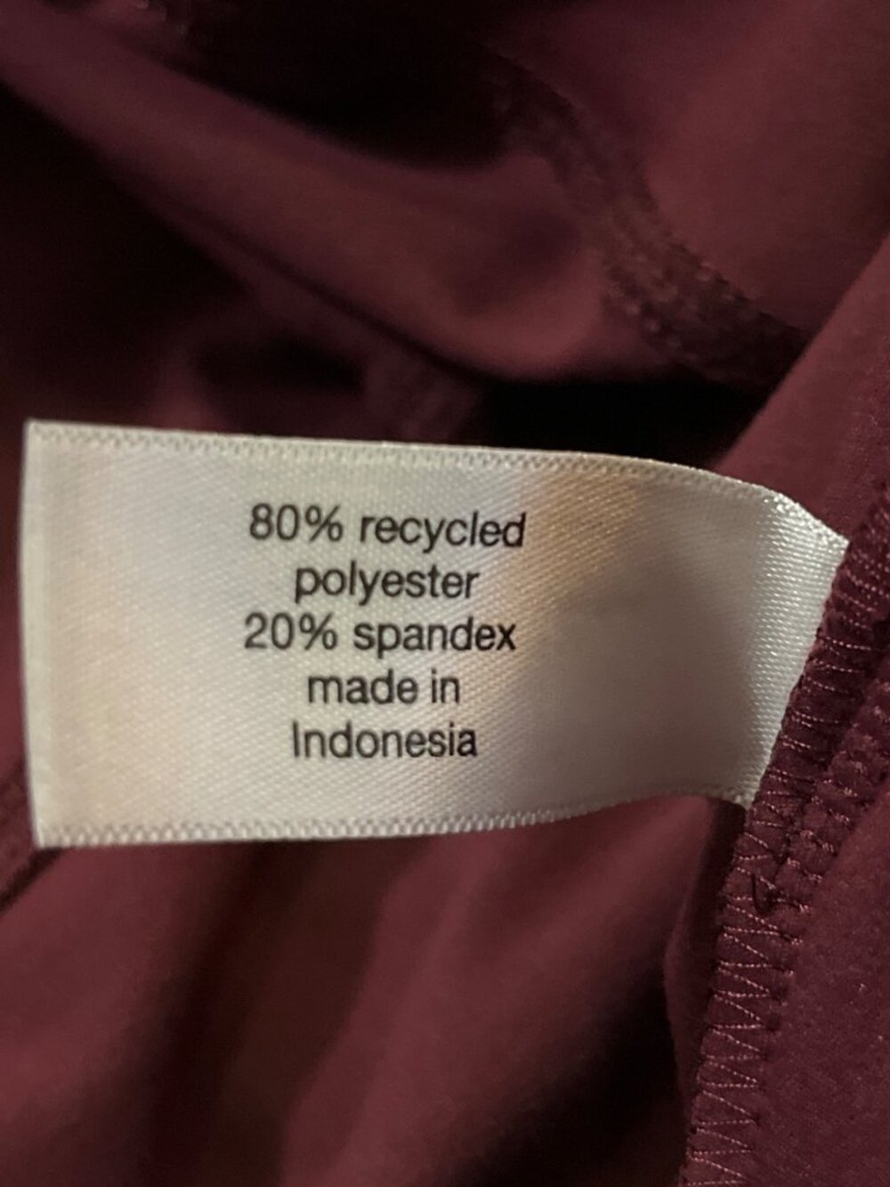 Lane Bryant LIVI Active Jogger Pants Burgundy High Rise Women's 14/16 Used - Picture 8 of 13